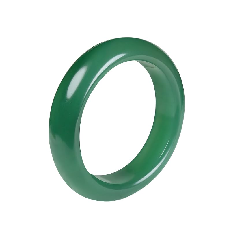 Green natural jade bracelet, known for its healing, protective, and wealth-attracting properties; natural gemstone feng shui jewelry