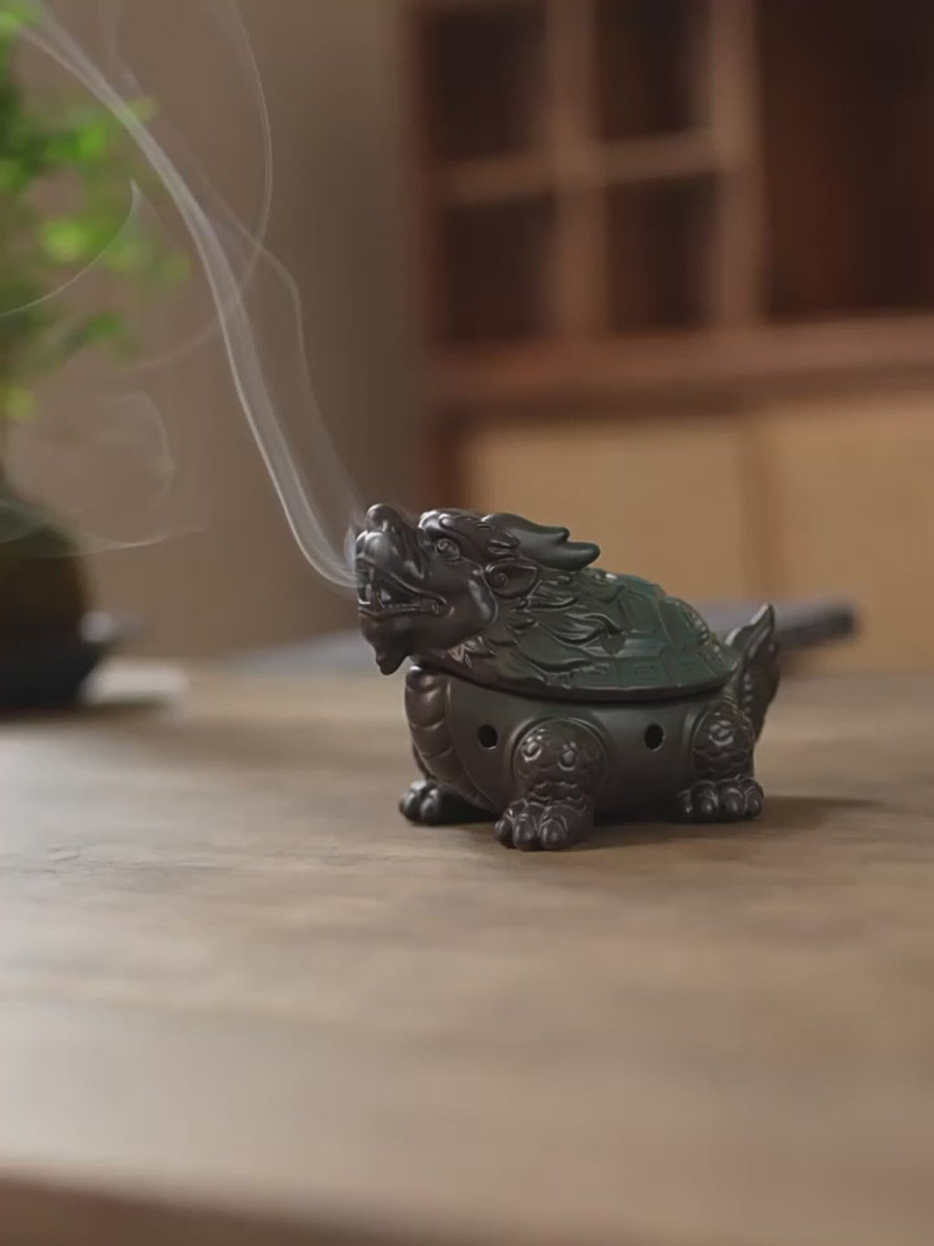 Dragon-Turtle Incense Burner