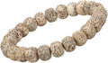 Bodhi Bead Bracelet, Healing Bracelet, Handcrafted with 26 8mm Star Moon Bodhi Beads, 7.87-inch elastic healing bracelet, perfect for meditation and attracting good fortune