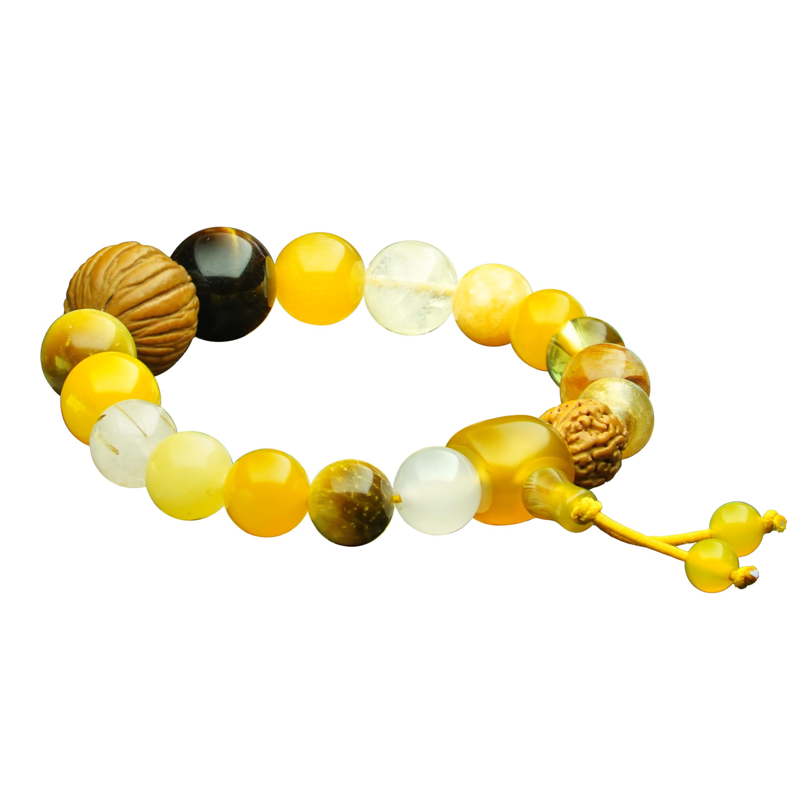 Five Elements Balance Feng Shui Bracelet – Energy Cycle Jewelry for Men Women – Original Crystal Design for Good Luck, Abundance, Protection & Harmony