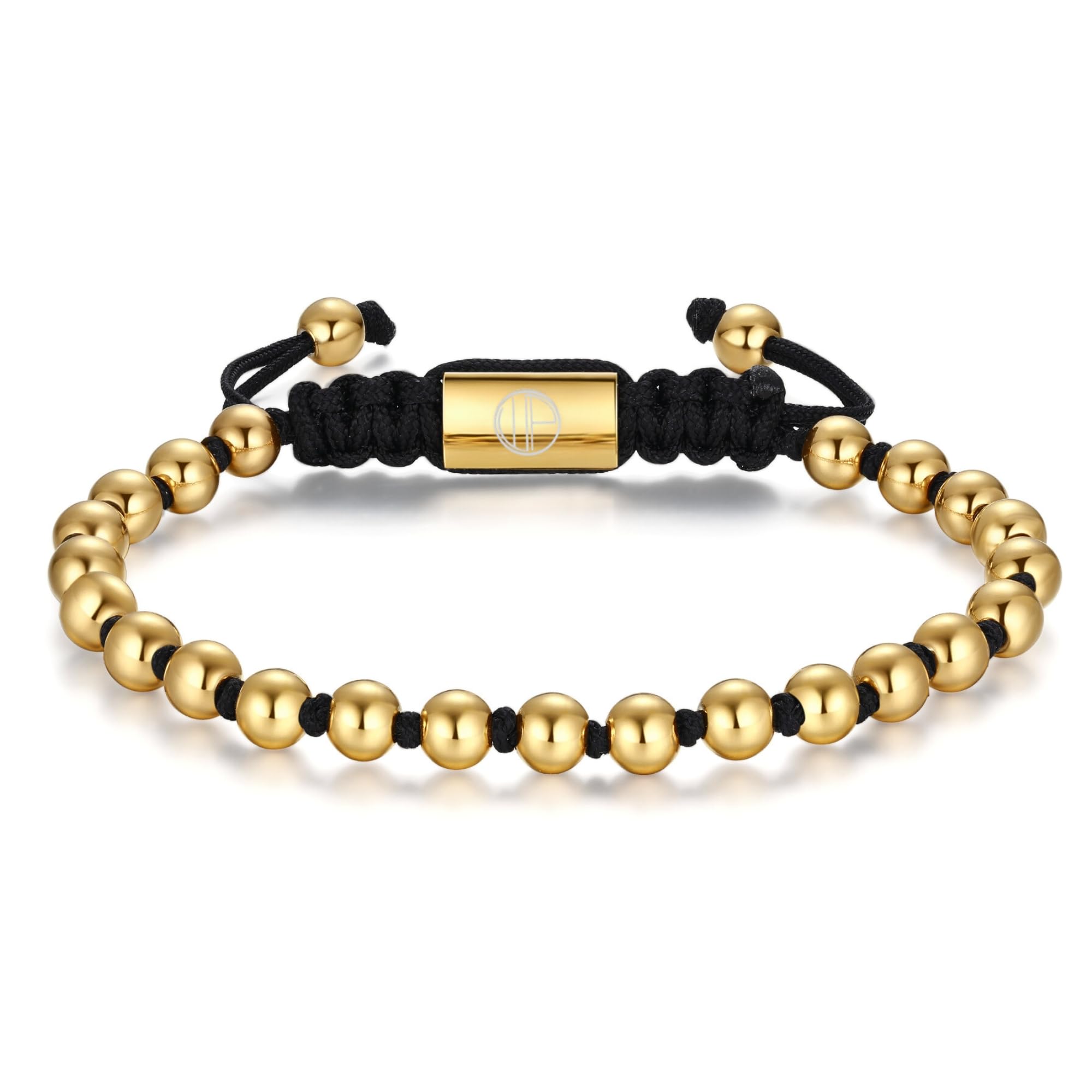 Gold-Plated Bracelets for Men 18K Gold Plated Franco Link Chain Stainless Steel Bracelet Adjustable Bracelet Mens Jewelry Birthday Gift