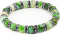 Green Agate Bracelet money attraction Chakra Bracelet, bead bracelet, brings money wealth rich bracelet, prosperity and good luck, Stone, Agate