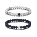6mm Volcanic Rock Aromatherapy Anti-Anxiety Essential Oil Diffuser Bead Bracelet