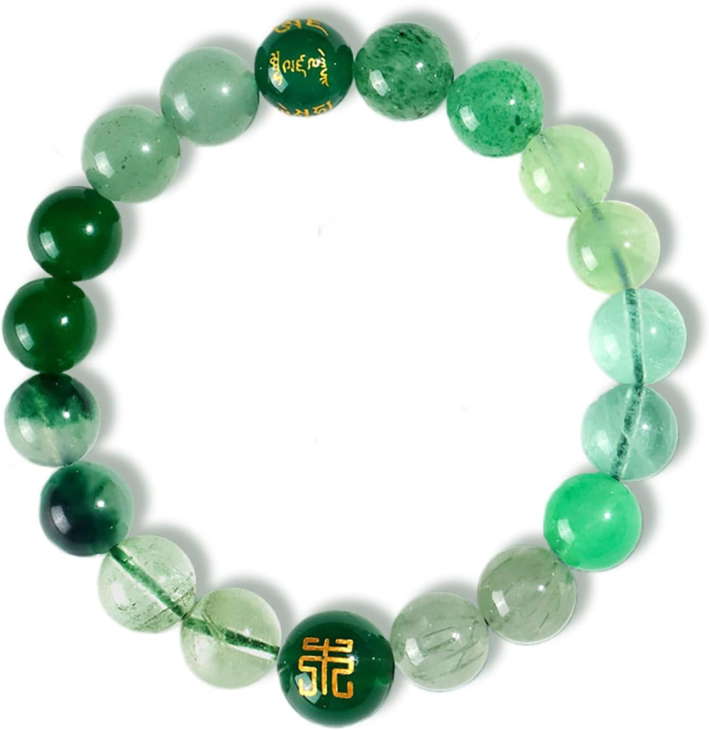 Five Elements Balance Feng Shui Bracelet – Energy Cycle Jewelry for Men Women – Original Crystal Design for Good Luck, Abundance, Protection & Harmony