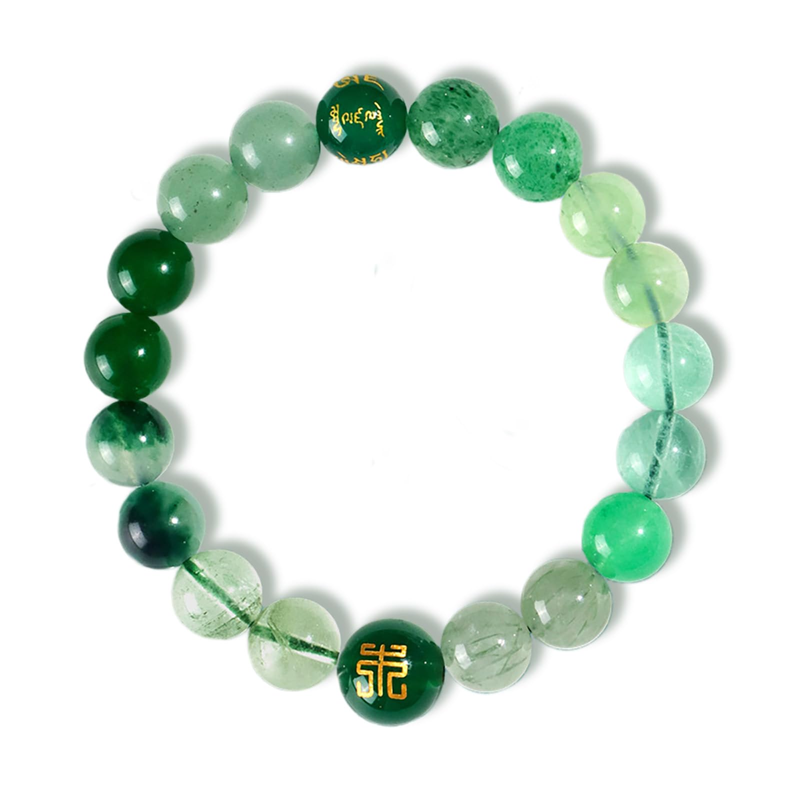 Five Elements Balance Feng Shui Bracelet – Energy Cycle Jewelry for Men Women – Original Crystal Design for Good Luck, Abundance, Protection & Harmony