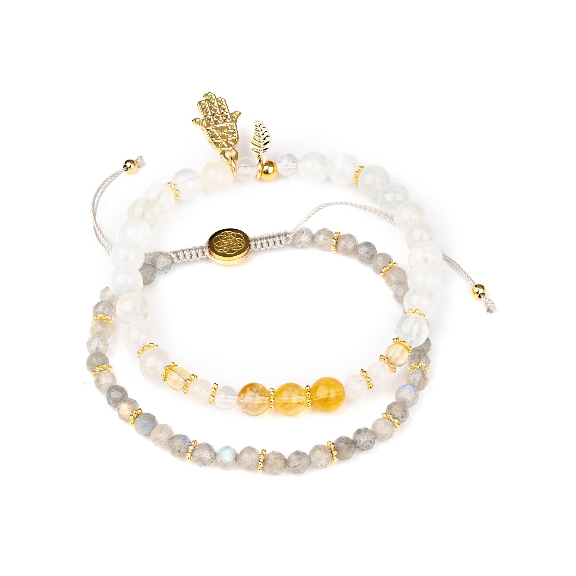 Manifestation Bracelet for Women & Men, Prosperity Bracelet with Money Crystals & Natural Stone for Abundance, Goal Attraction, & Positive Intentions