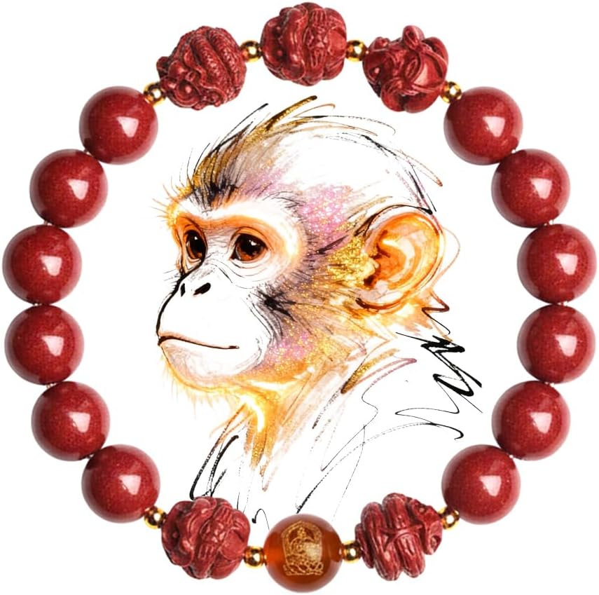 Feng Shui cinnabar bracelet: attracts wealth and good fortune, protects against misfortune, and serves as an auspicious zodiac bracelet—a spiritual accessory that attracts wealth and love while accumulating positive energy.