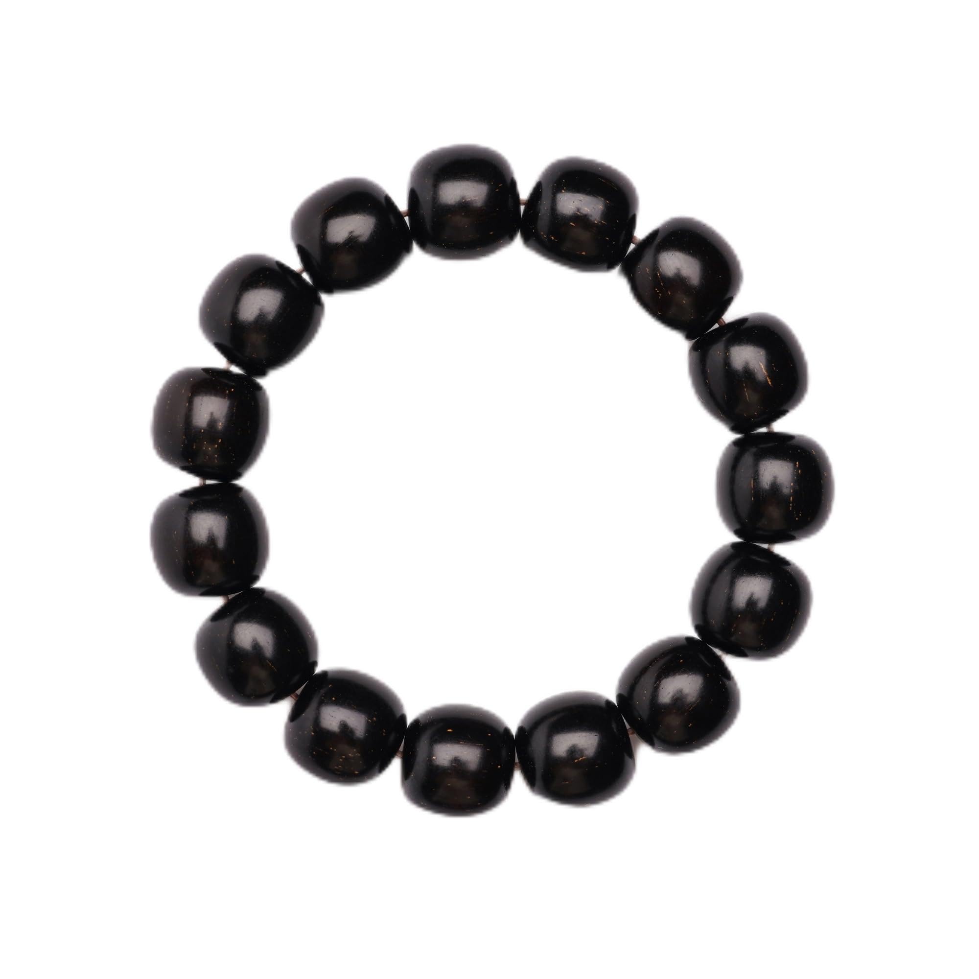 Meditation Bead Bracelets, Handcrafted Sandalwood Prayer Beads, Buddhist Blessing Rosewood Bracelets