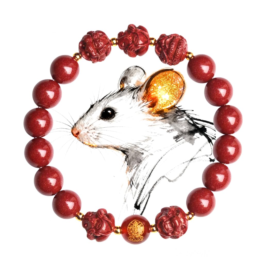 Feng Shui cinnabar bracelet: attracts wealth and good fortune, protects against misfortune, and serves as an auspicious zodiac bracelet—a spiritual accessory that attracts wealth and love while accumulating positive energy.