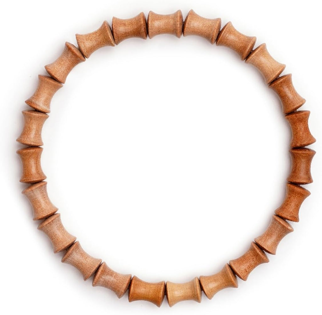 Handcrafted from authentic sandalwood, these beads emit a soothing fragrance and are ideal for Buddhist practice, meditation, and prayer.