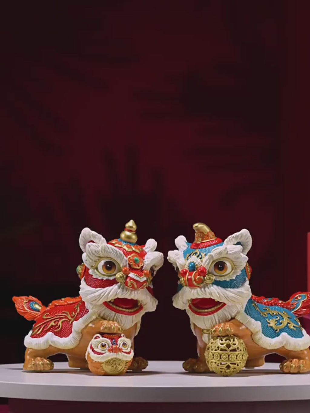 Lucky Lion Set For Wealth