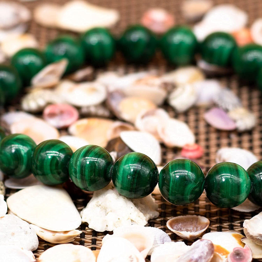 Natural Gemstone Stretch Bracelet, Handmade Unisex Crystal Bracelets for Meditation, Yoga, Spiritual Healing & Positive Energy