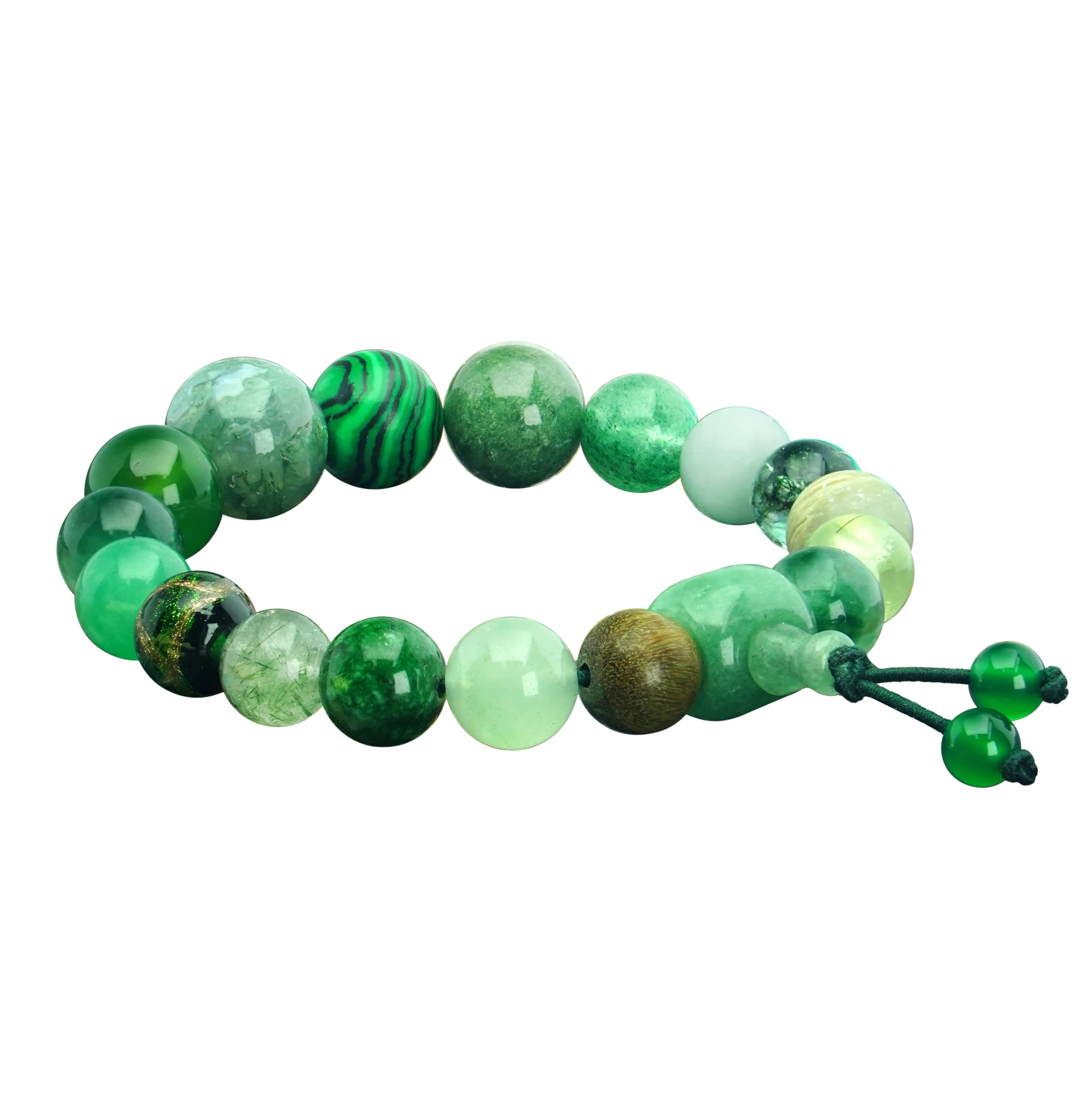 Five Elements Balance Feng Shui Bracelet – Energy Cycle Jewelry for Men Women – Original Crystal Design for Good Luck, Abundance, Protection & Harmony