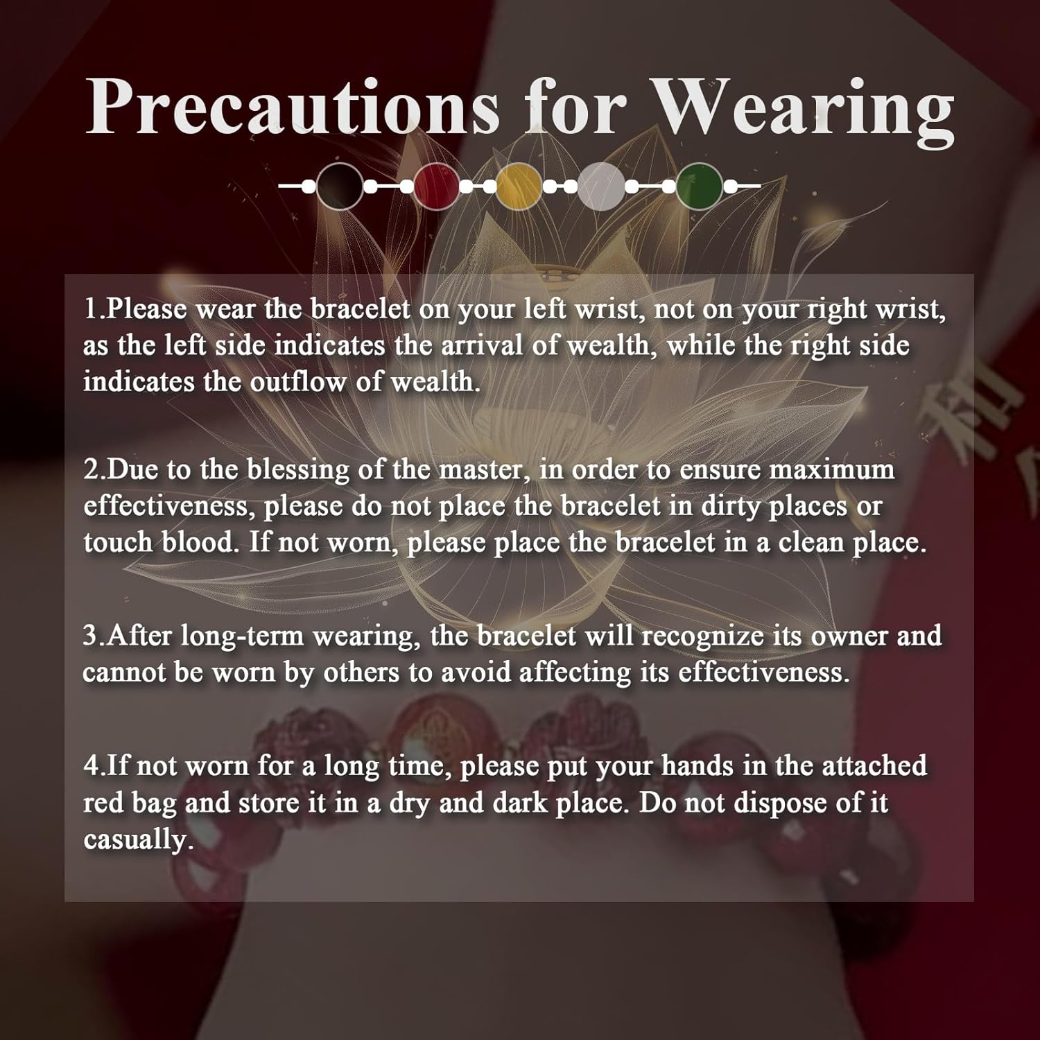 Feng Shui cinnabar bracelet: attracts wealth and good fortune, protects against misfortune, and serves as an auspicious zodiac bracelet—a spiritual accessory that attracts wealth and love while accumulating positive energy.
