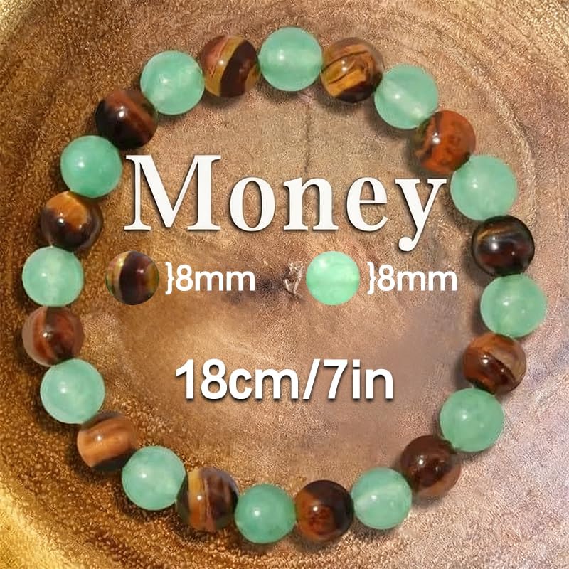Money-Attracting Bracelet: Attracts wealth and good fortune; a lucky charm that helps ensure smooth business negotiations, promotes wealth accumulation, and protects you on adventurous journeys—a perfect gift choice.