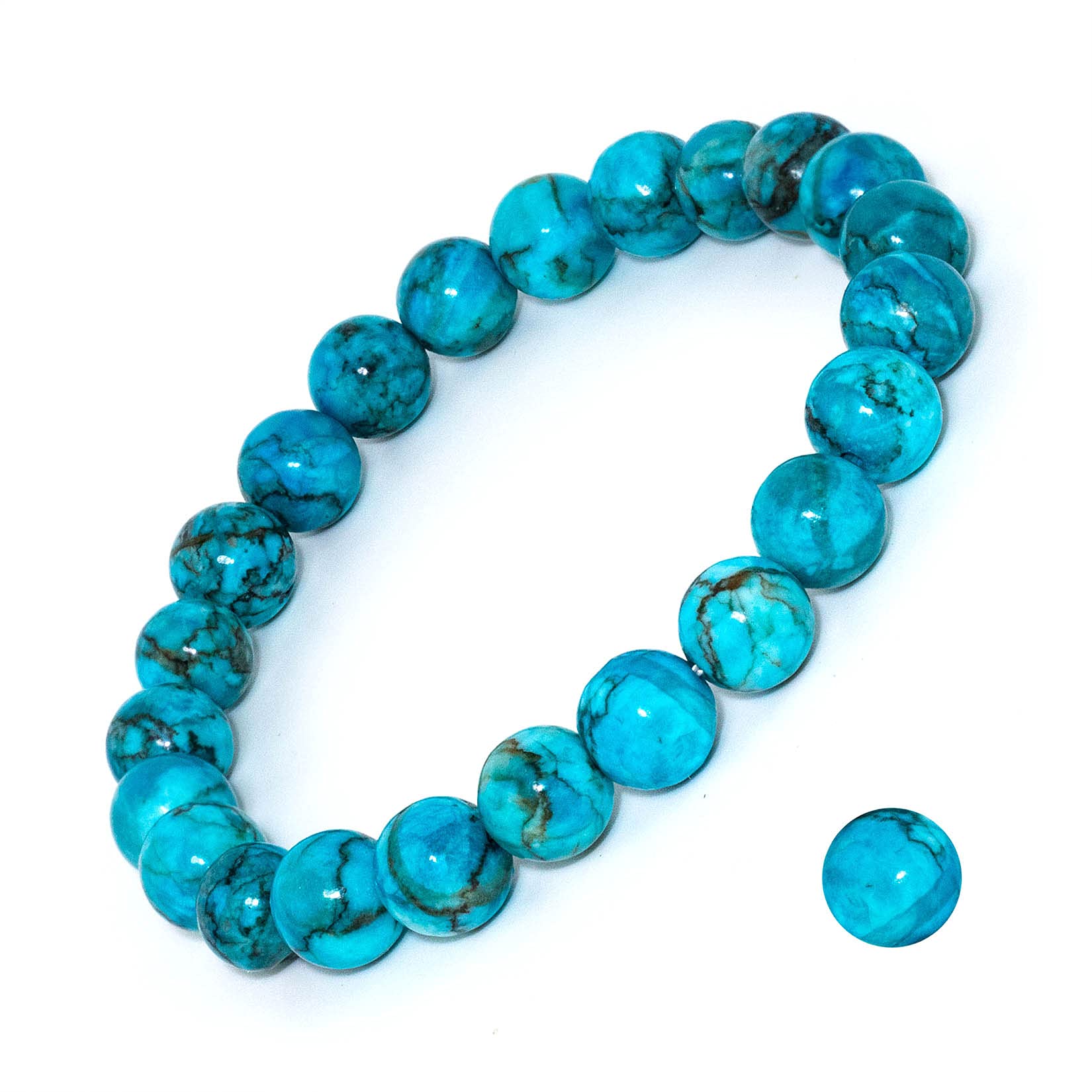 Natural Gemstone Stretch Bracelet, Handmade Unisex Crystal Bracelets for Meditation, Yoga, Spiritual Healing & Positive Energy
