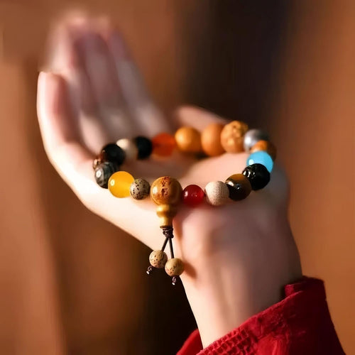 18-Bead Bodhi Crystal Bracelet