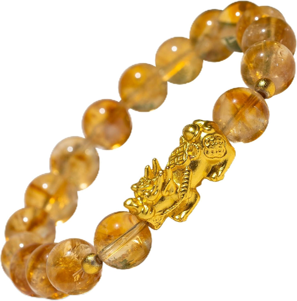 Manifestation Bracelet for Women & Men, Prosperity Bracelet with Money Crystals & Natural Stone for Abundance, Goal Attraction, & Positive Intentions