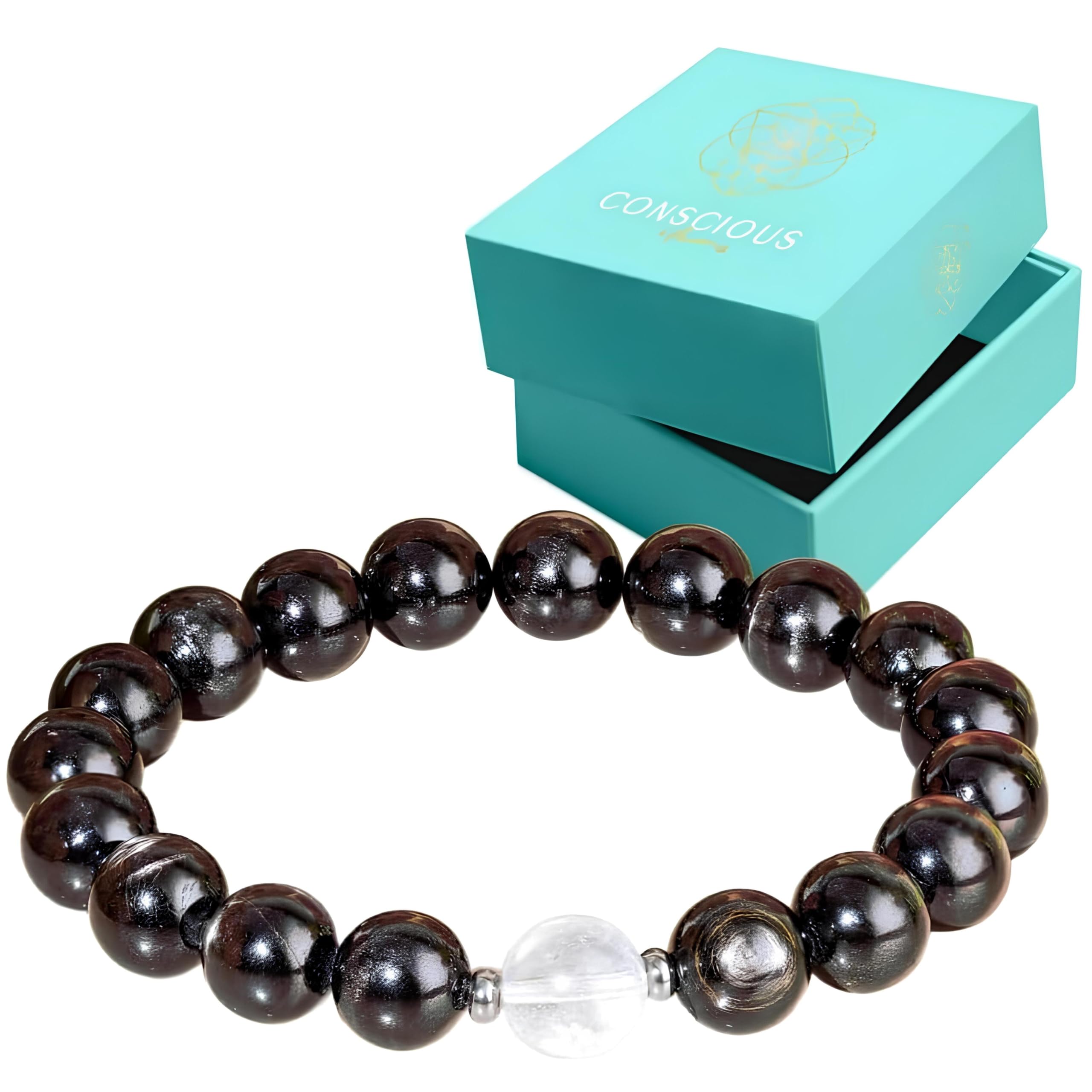 Manifestation Bracelet for Women & Men, Prosperity Bracelet with Money Crystals & Natural Stone for Abundance, Goal Attraction, & Positive Intentions