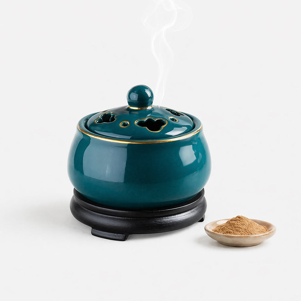 Ceramic Electric Oil Incense Powder Burner