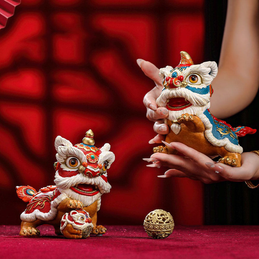Lucky Lion Set For Wealth