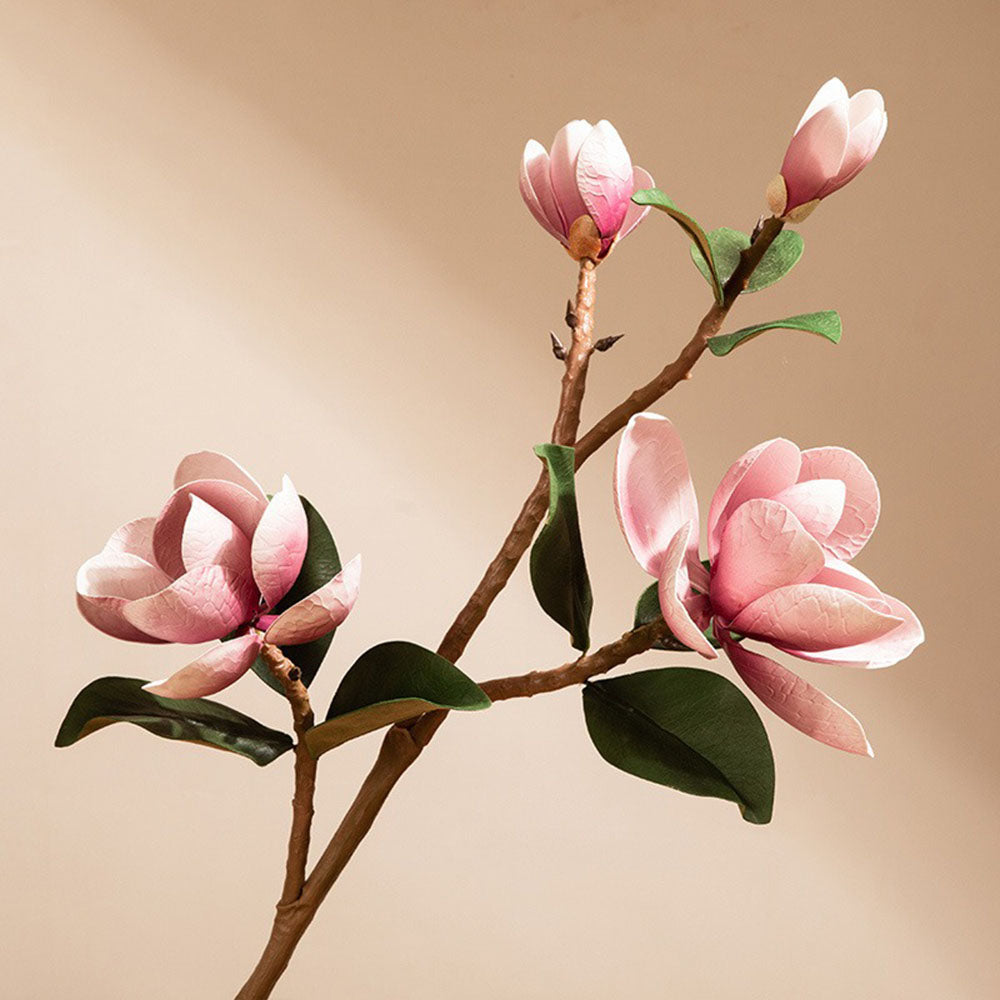 Artificial Magnolia Flower In Vase