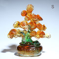 Colored Crystal Glass Fortune Tree