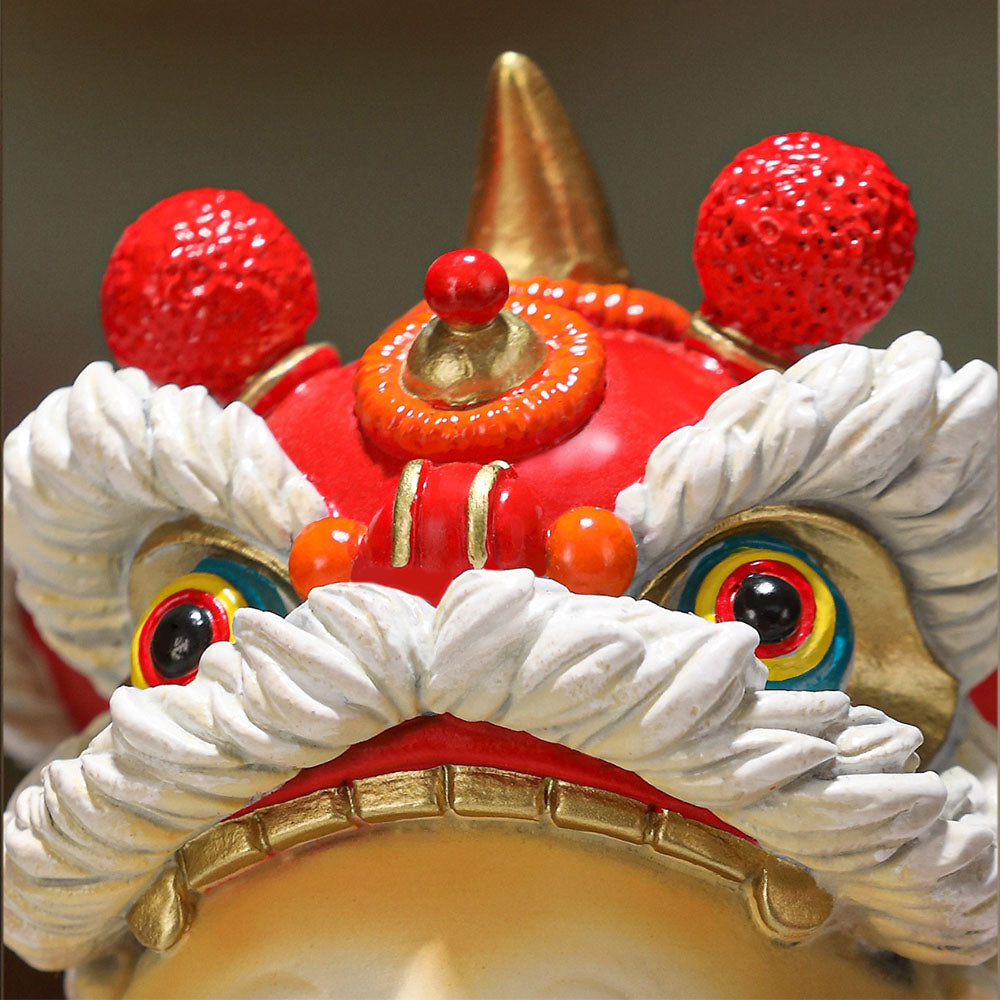 Chinese Fortune Cat With Lion Head