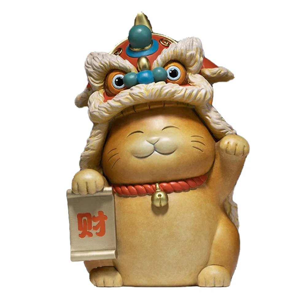 Feng Shui Brass Chinese Beckoning Cat