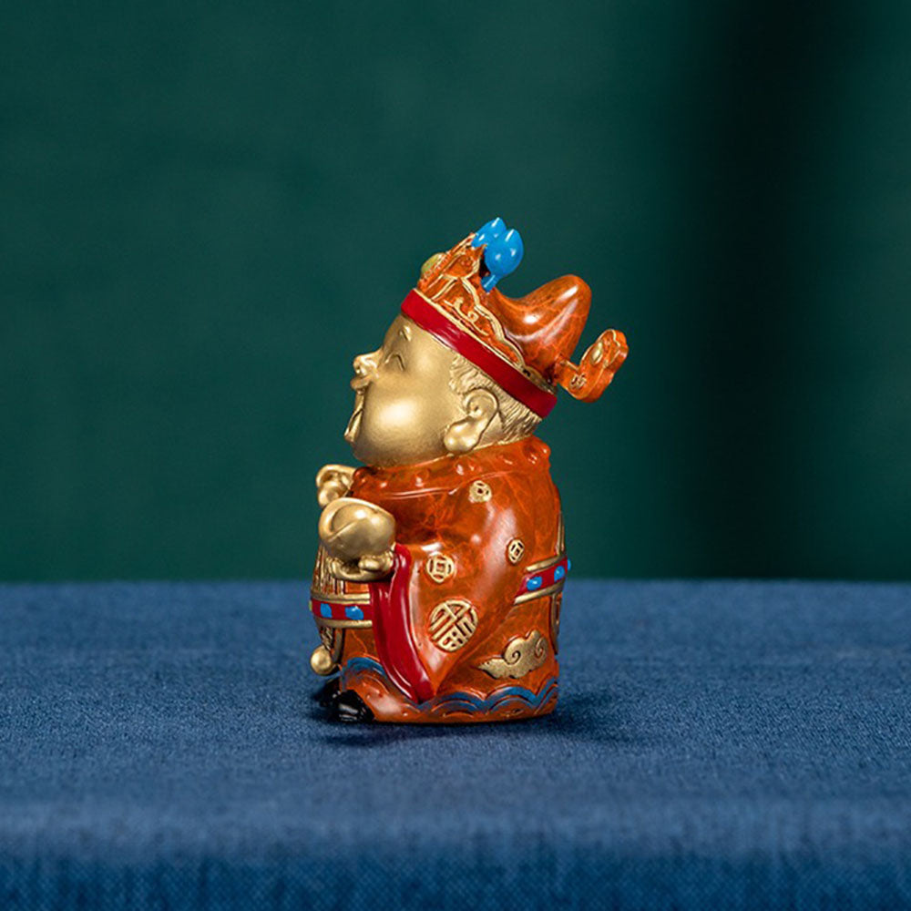 Five Direction Wealth God Figurine