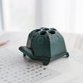 Cast Iron Japanese Incense Burner With Turtle Design