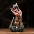 Chinese Style Brass Waterfall Incense Burner