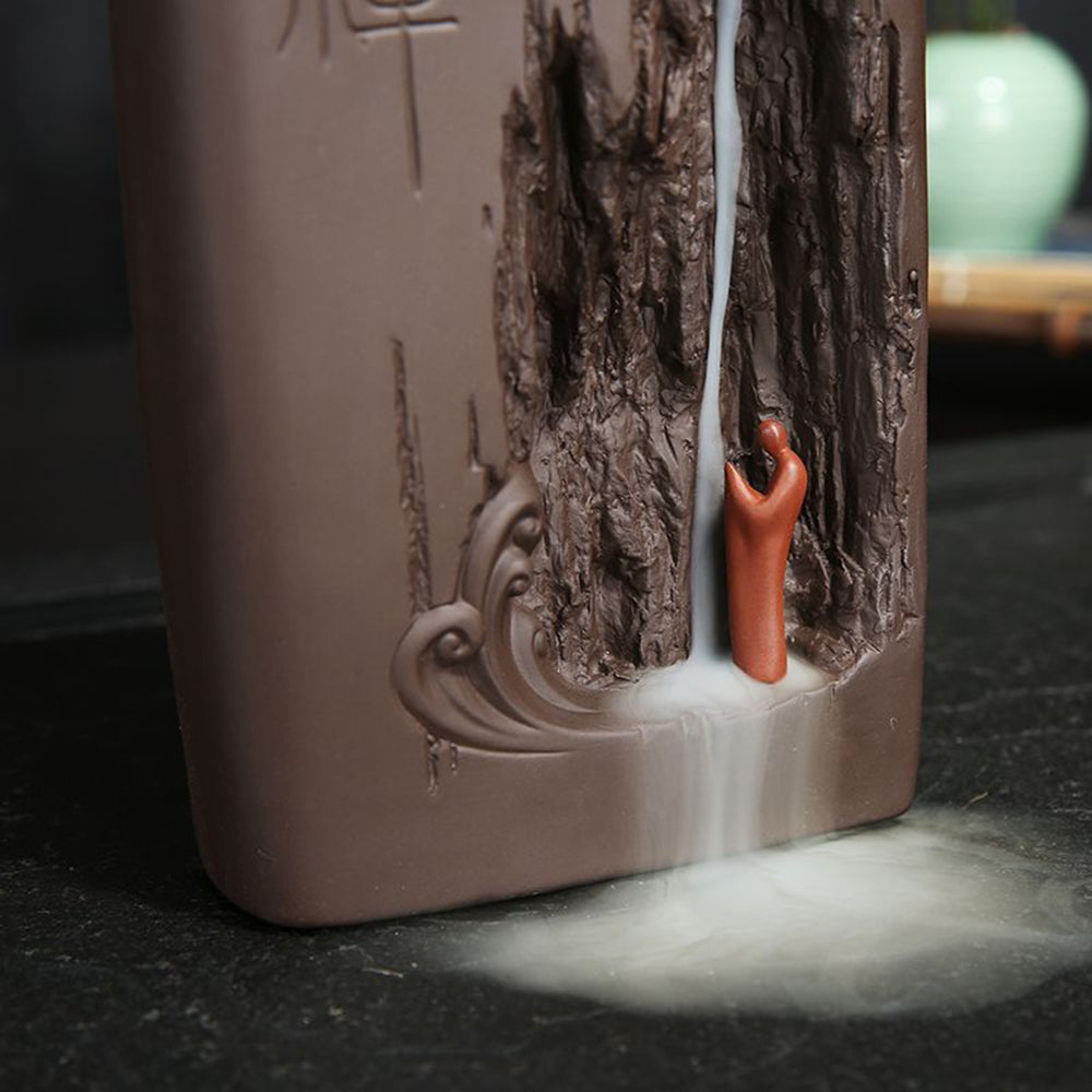 Zen Stele Buddha Yixing Waterfall Burner