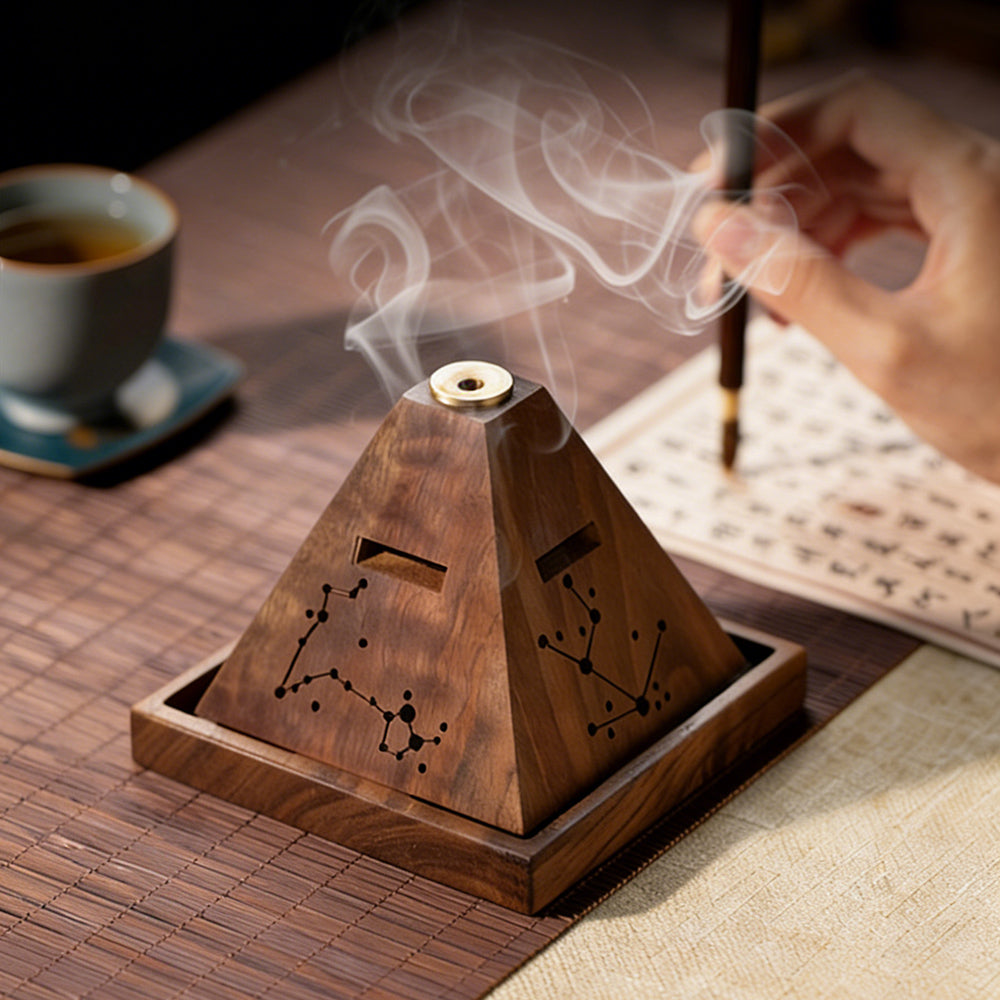 Pyramid Backflow Incense Burner
