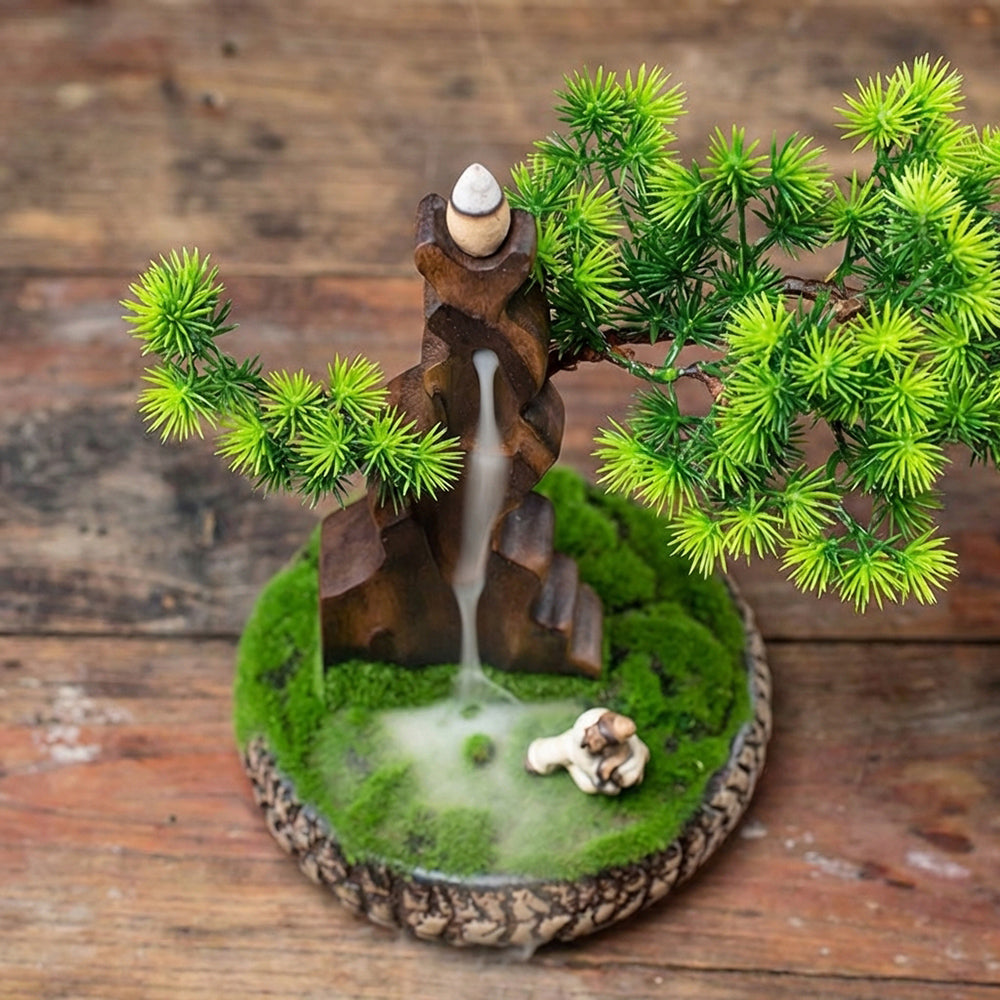 Welcoming Pine Backflow Incense Burner
