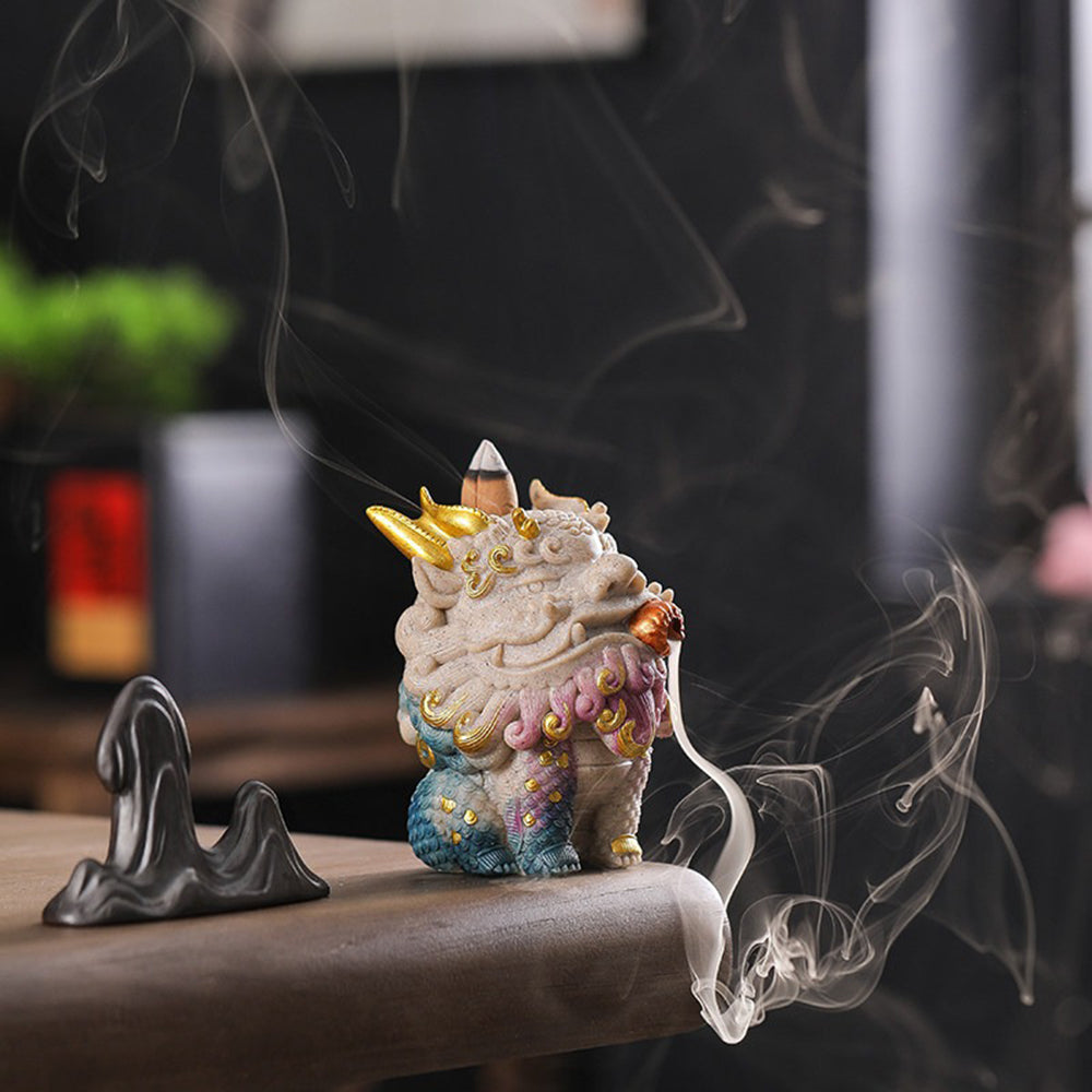 Lucky Pixiu Backflow Incense Burner